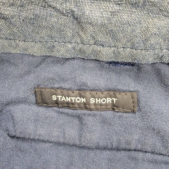J Crew Shorts Mens 34 Blue Chino‎ Flat Front Stanton Preppy Beach Casual - Picture 7 of 9